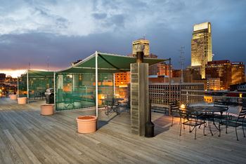 Rooftop patio